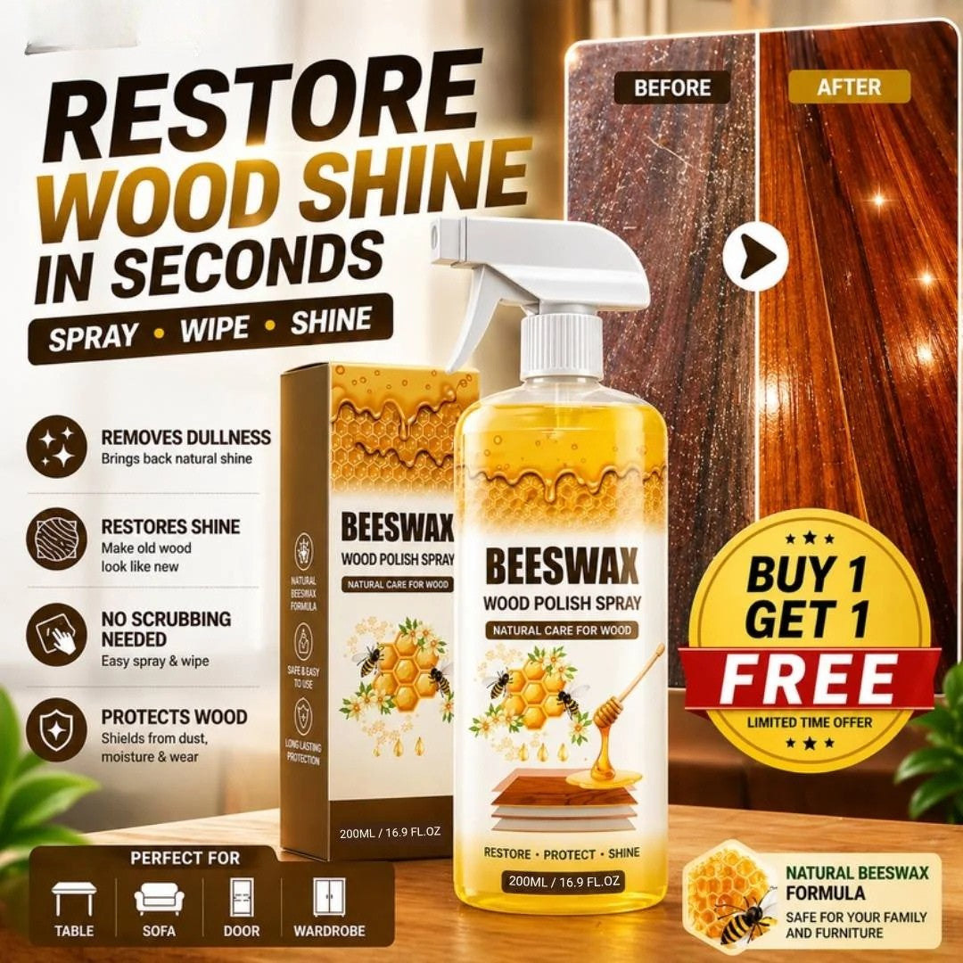 Beeswax Furniture Polish Spray (Buy 1 Get 1 Free)