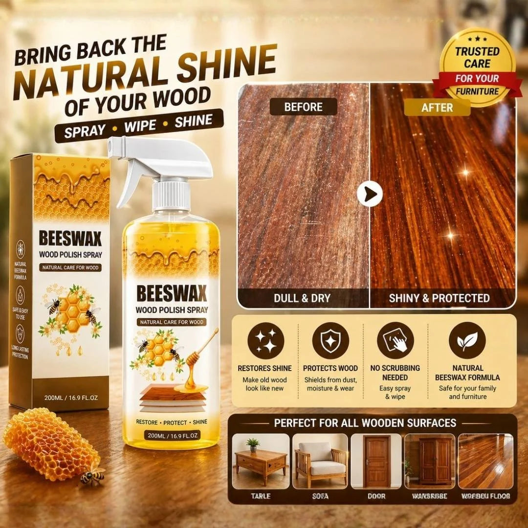 Beeswax Furniture Polish Spray (Buy 1 Get 1 Free)