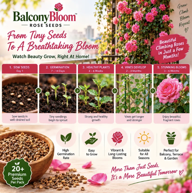 Climbing Rose Seeds (Buy 1 Get 1 Free)