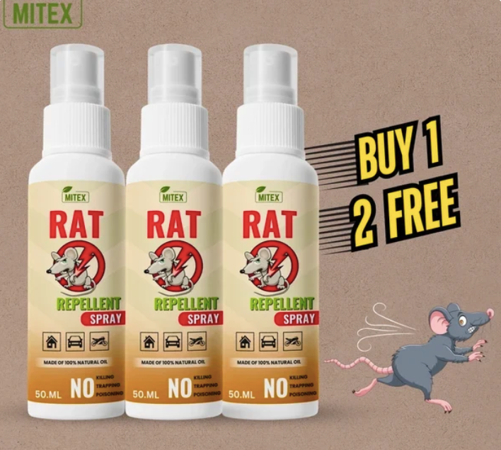 Rat Repellent Spray ( Buy 1 Get 2 Free)