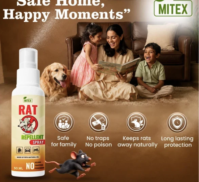Rat Repellent Spray ( Buy 1 Get 2 Free)